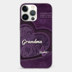 With You By Our Side, We Know We Are Home - Family Personalized Custom Clear Phone Case - Gift For Mom, Grandma -Pawfect House Store 6722019709a44