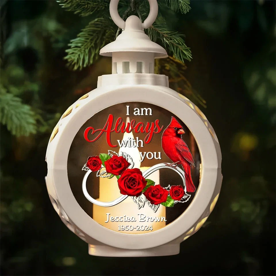 Your Love Surrounds Us - Memorial Personalized Custom Candlelight Lantern Ornament - Sympathy Gift, Christmas Gift For Family Members 3 Your Love Surrounds Us - Memorial Personalized Custom Candlelight Lantern Ornament - Sympathy Gift, Christmas Gift For Family Members - Image 3