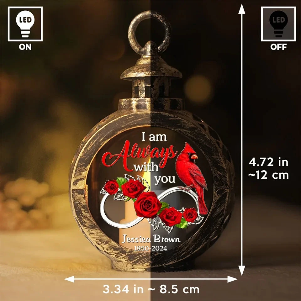 Your Love Surrounds Us - Memorial Personalized Custom Candlelight Lantern Ornament - Sympathy Gift, Christmas Gift For Family Members 4 Your Love Surrounds Us - Memorial Personalized Custom Candlelight Lantern Ornament - Sympathy Gift, Christmas Gift For Family Members - Image 4