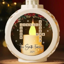 Family Is Forever, Bonded By Love - Family Candlelight Lantern Ornament - Christmas Gift For Family Members -Pawfect House Store 6722fc63eb0c2