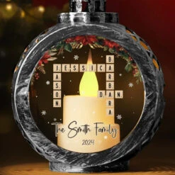 Family Is Forever, Bonded By Love - Family Candlelight Lantern Ornament - Christmas Gift For Family Members -Pawfect House Store 6722fc6570e6e