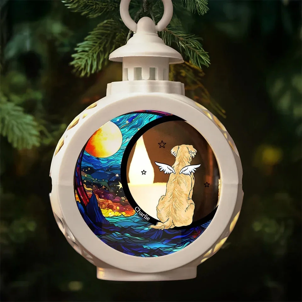 Will Celebrate Christmas With You No Matter What - Memorial Personalized Custom Candlelight Lantern Ornament - Christmas Gift, Sympathy Gift For Pet Owners, Pet Lovers 3 Will Celebrate Christmas With You No Matter What - Memorial Personalized Custom Candlelight Lantern Ornament - Christmas Gift, Sympathy Gift For Pet Owners, Pet Lovers - Image 3