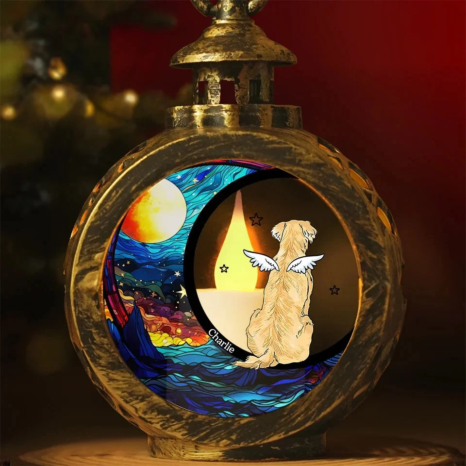 Will Celebrate Christmas With You No Matter What - Memorial Personalized Custom Candlelight Lantern Ornament - Christmas Gift, Sympathy Gift For Pet Owners, Pet Lovers 1 Will Celebrate Christmas With You No Matter What - Memorial Personalized Custom Candlelight Lantern Ornament - Christmas Gift, Sympathy Gift For Pet Owners, Pet Lovers