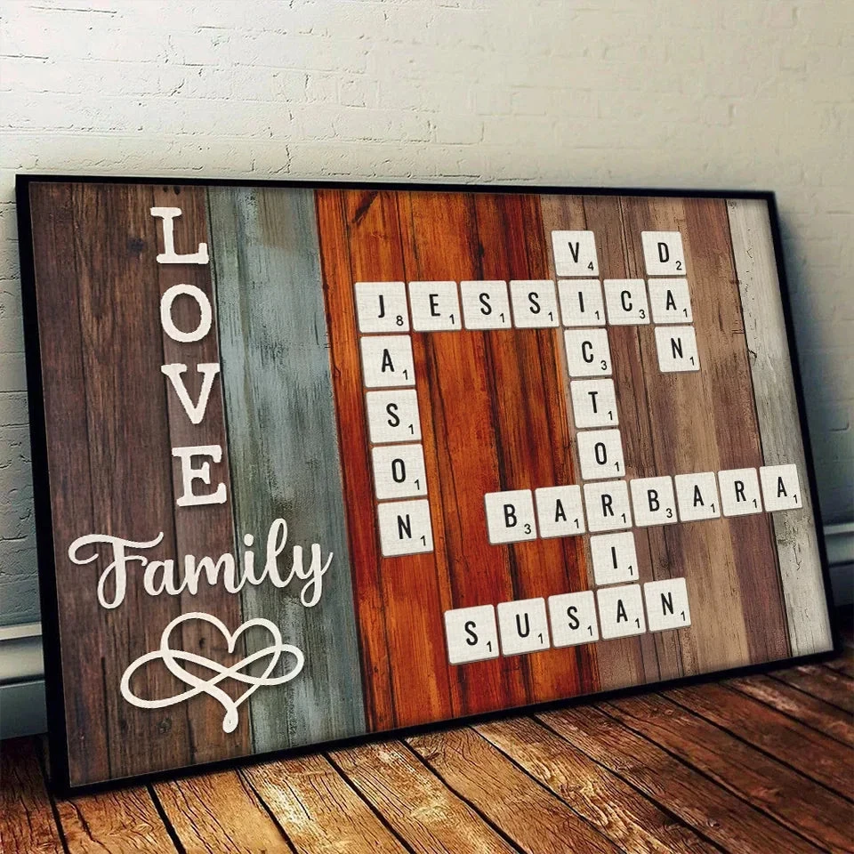 Love Grows Best In Little Houses - Family Personalized Custom Horizontal Poster - Christmas Gift For Family Members 3 Love Grows Best In Little Houses - Family Personalized Custom Horizontal Poster - Christmas Gift For Family Members - Image 3