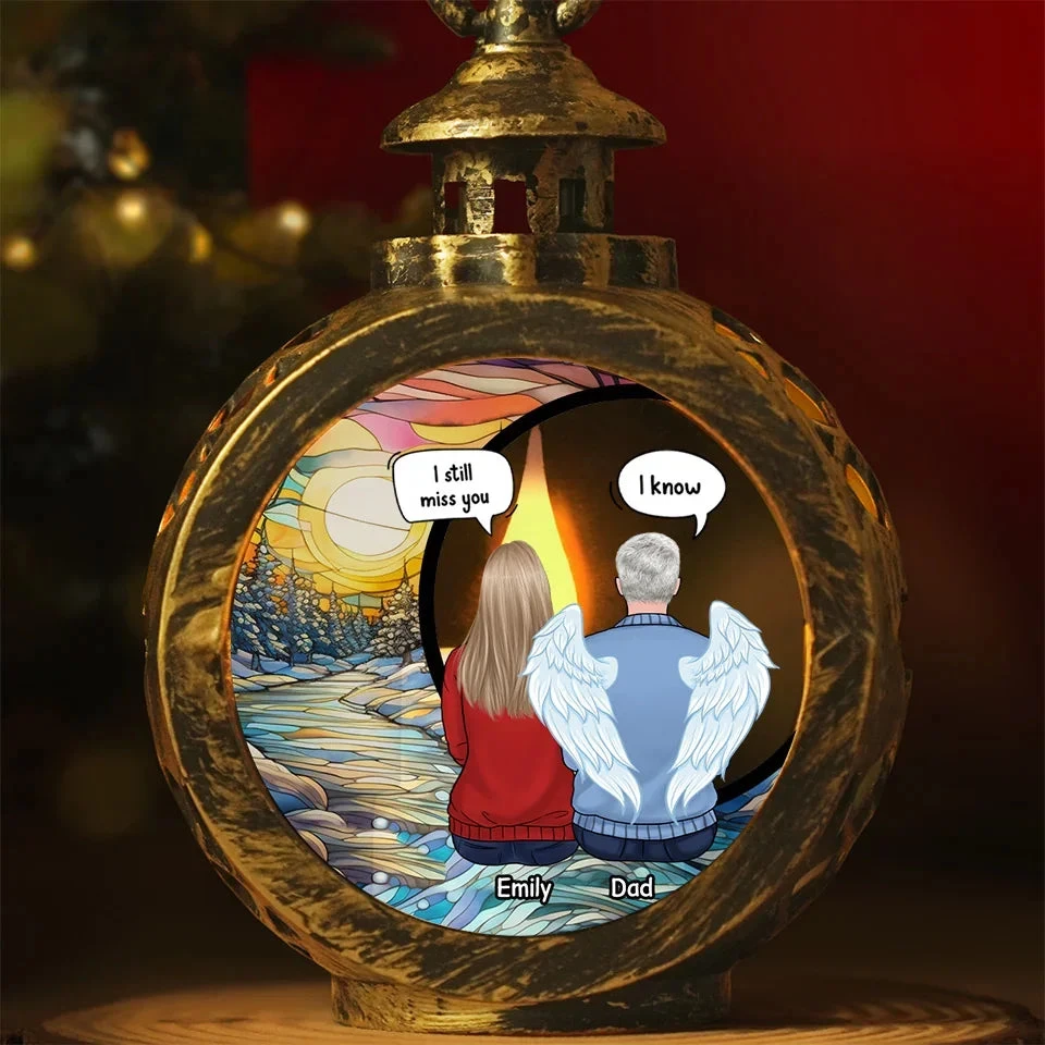 Our Love Won't Fade Away - Memorial Personalized Custom Candlelight Lantern Ornament - Sympathy Gift, Christmas Gift For Family Members 1 Our Love Won't Fade Away - Memorial Personalized Custom Candlelight Lantern Ornament - Sympathy Gift, Christmas Gift For Family Members