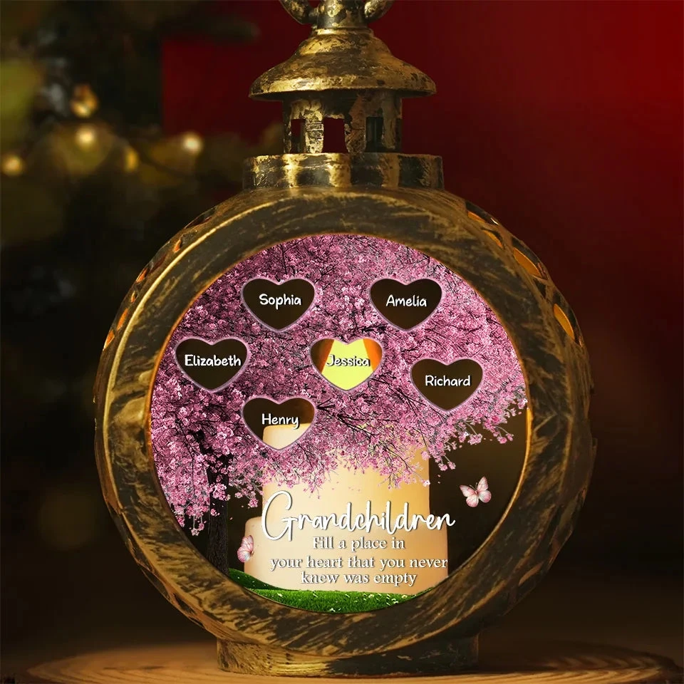 Fill A Place In Your Heart - Family Personalized Custom Candlelight Lantern Ornament - Christmas Gift For Grandma, Grandpa, Grandkid 1 Fill A Place In Your Heart - Family Personalized Custom Candlelight Lantern Ornament - Christmas Gift For Grandma, Grandpa, Grandkid