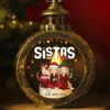 Best Friends Light Up The Darkest Days - Bestie Personalized Custom Candlelight Lantern Ornament - Christmas Gift For Best Friends, BFF, Sisters