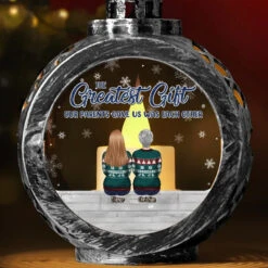 The Greatest Gift Our Parents Gave Us Was Each Other - Family Personalized Custom Candlelight Lantern Ornament - Christmas Gift For Family Members, Siblings, Brothers, Sisters -Pawfect House Store 672370a1b3e85