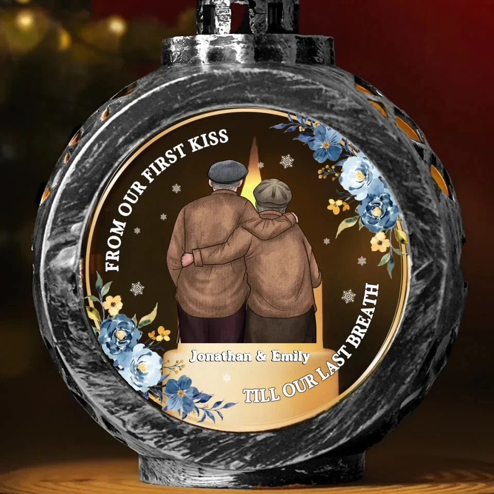 From Our First Kiss Till Our Last Breath - Couple Candlelight Lantern Ornament - Christmas Gift For Husband Wife, Anniversary 4 From Our First Kiss Till Our Last Breath - Couple Candlelight Lantern Ornament - Christmas Gift For Husband Wife, Anniversary - Image 4