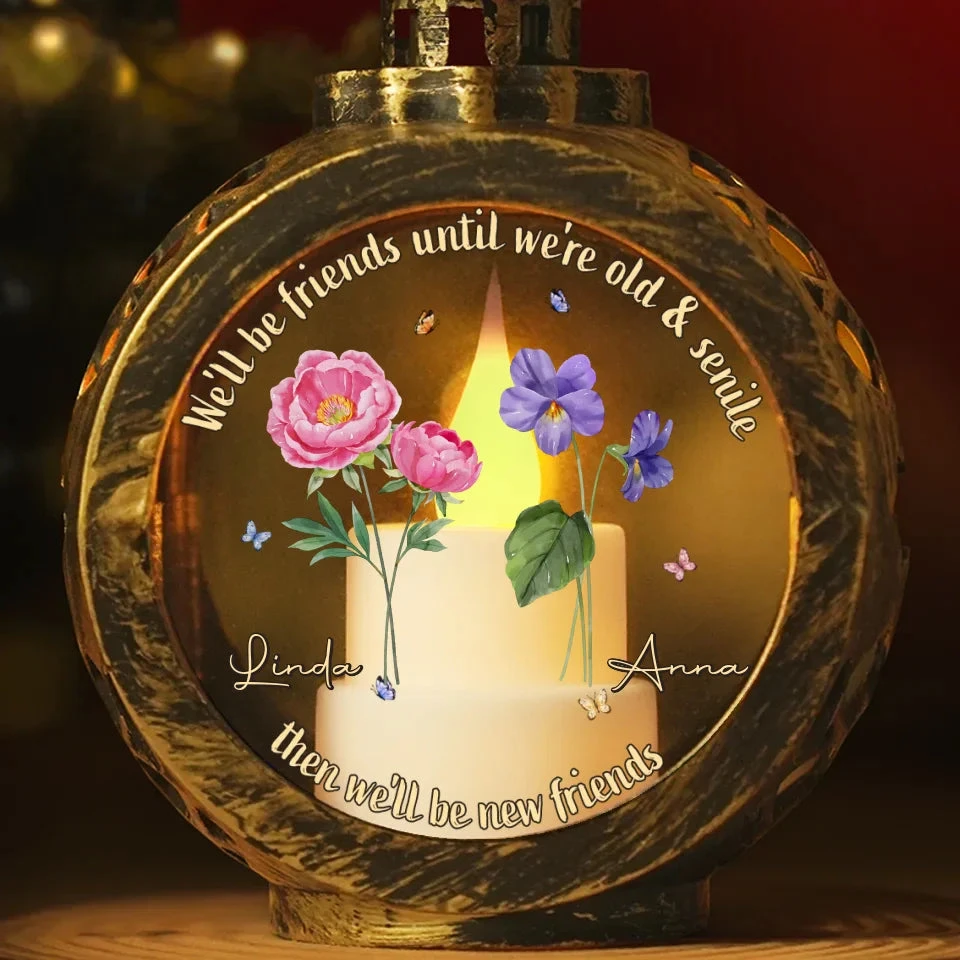 We Live Young And Grow Old Together - Bestie Candlelight Lantern Ornament - Christmas Gift For Best Friends, BFF, Sisters 2 We Live Young And Grow Old Together - Bestie Candlelight Lantern Ornament - Christmas Gift For Best Friends, BFF, Sisters - Image 2