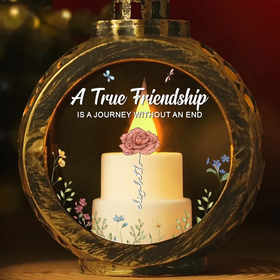 Our Friendship Will Last Forever - Bestie Candlelight Lantern Ornament - Christmas Gift For Best Friends, BFF, Sisters 2 Our Friendship Will Last Forever - Bestie Candlelight Lantern Ornament - Christmas Gift For Best Friends, BFF, Sisters - Image 2