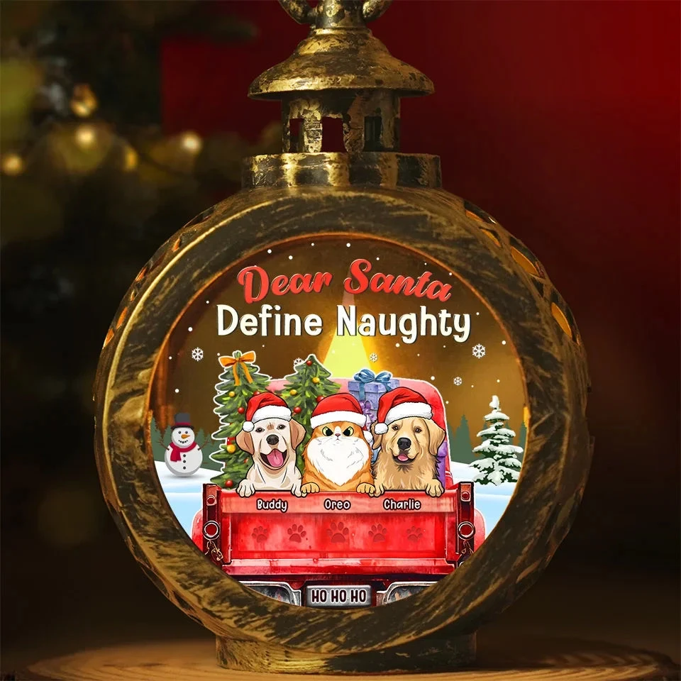 Naughty Pets Make The Best Holiday Stories - Dog & Cat Personalized Custom Candlelight Lantern Ornament - Christmas Gift For Pet Owners, Pet Lovers 1 Naughty Pets Make The Best Holiday Stories - Dog & Cat Personalized Custom Candlelight Lantern Ornament - Christmas Gift For Pet Owners, Pet Lovers