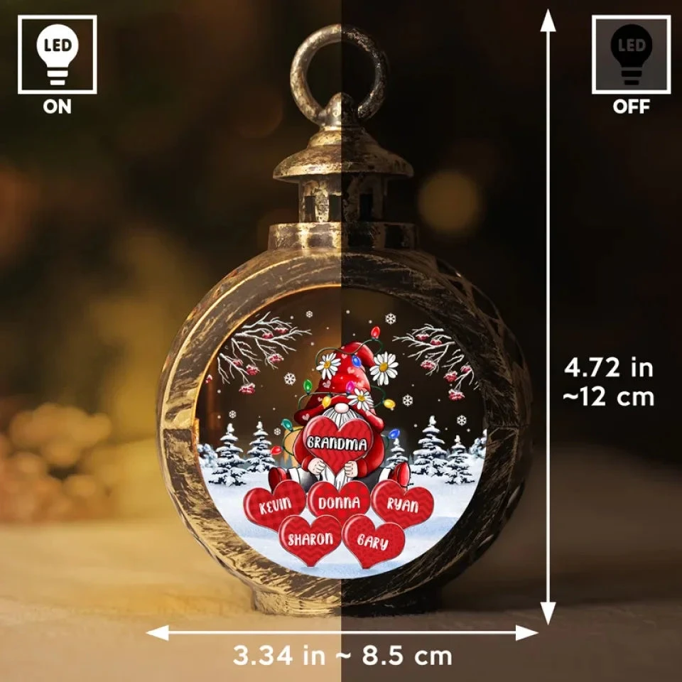 In My Heart, There’s Always Room For My Grandkids - Family Personalized Custom Candlelight Lantern Ornament - Christmas Gift For Mom, Grandma 4 In My Heart, There’s Always Room For My Grandkids - Family Personalized Custom Candlelight Lantern Ornament - Christmas Gift For Mom, Grandma - Image 4