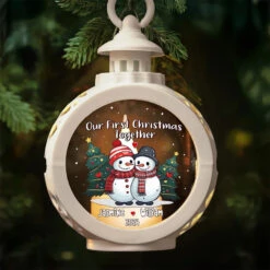 New Traditions, Endless Love - Couple Personalized Custom Candlelight Lantern Ornament - Christmas Gift For Husband Wife, Anniversary, First Christmas -Pawfect House Store 6724a73d5e33a