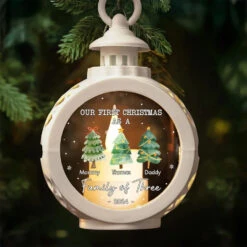 Family, The Best Gift Of All - Family Personalized Custom Candlelight Lantern Ornament - Christmas Gift For Family Members, First Christmas -Pawfect House Store 672568ea0991a