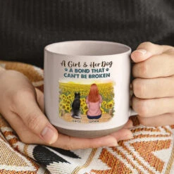 Furry Friends Make The Best Companions - Dog Personalized Custom Printed Pottery Mug - Gift For Pet Owners, Pet Lovers -Pawfect House Store 6725ae3a0be1e