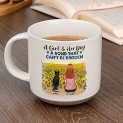 Furry Friends Make The Best Companions - Dog Personalized Custom Printed Pottery Mug - Gift For Pet Owners, Pet Lovers -Pawfect House Store 6725ae3e27845