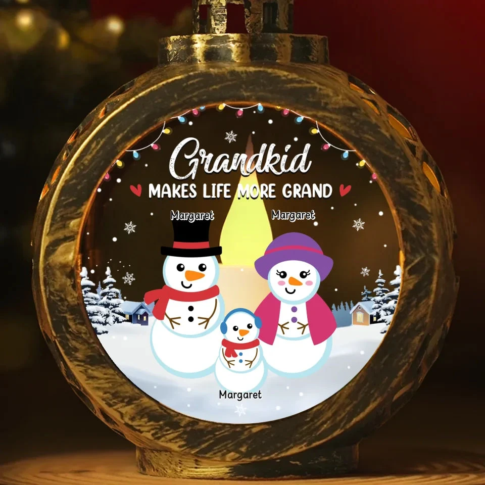 Grandchildren The Greatest Blessing Your Heart Will Ever Know - Family Personalized Custom Candlelight Lantern Ornament - Christmas Gift For Grandma, Grandpa, Grandkid 2 Grandchildren The Greatest Blessing Your Heart Will Ever Know - Family Personalized Custom Candlelight Lantern Ornament - Christmas Gift For Grandma, Grandpa, Grandkid - Image 2