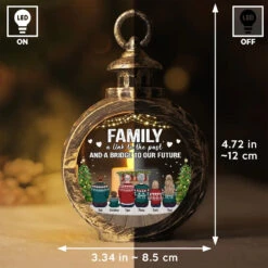 Family Where Life Begins And Love Never Ends - Family Personalized Custom Candlelight Lantern Ornament - Christmas Gift For Family Members -Pawfect House Store 67283eb383665