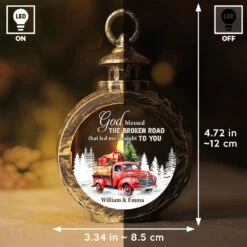 God Blessed The Broken Road That Led Me Straight To You - Couple Personalized Custom Candlelight Lantern Ornament - Christmas Gift For Husband Wife, Anniversary 8 God Blessed The Broken Road That Led Me Straight To You - Couple Personalized Custom Candlelight Lantern Ornament - Christmas Gift For Husband Wife, Anniversary -Pawfect House Store 67287d0a6b688