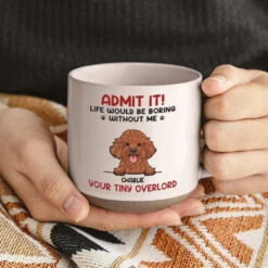 Life Would Be Boring Without Us - Dog & Cat Personalized Custom Printed Pottery Mug - Christmas Gift For Pet Owners, Pet Lovers -Pawfect House Store 6728a03fec8c2