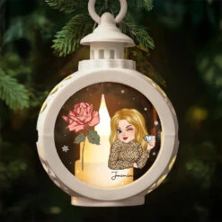 Bloom Like A Flower - Family Personalized Custom Candlelight Lantern Ornament - Christmas Gift For Family Members -Pawfect House Store 6729b0e9e678a