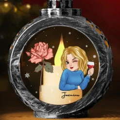 Bloom Like A Flower - Family Personalized Custom Candlelight Lantern Ornament - Christmas Gift For Family Members -Pawfect House Store 6729ccf08c70b