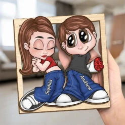 Together We Can Face Anything That Comes - Couple Personalized Custom 2-Layered Wooden Plaque With Stand - Gift For Husband Wife, Anniversary 10 Together We Can Face Anything That Comes - Couple Personalized Custom 2-Layered Wooden Plaque With Stand - Gift For Husband Wife, Anniversary -Pawfect House Store 6729e1dec4b64