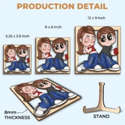 Together We Can Face Anything That Comes - Couple Personalized Custom 2-Layered Wooden Plaque With Stand - Gift For Husband Wife, Anniversary 11 Together We Can Face Anything That Comes - Couple Personalized Custom 2-Layered Wooden Plaque With Stand - Gift For Husband Wife, Anniversary -Pawfect House Store 6729e1e333f74