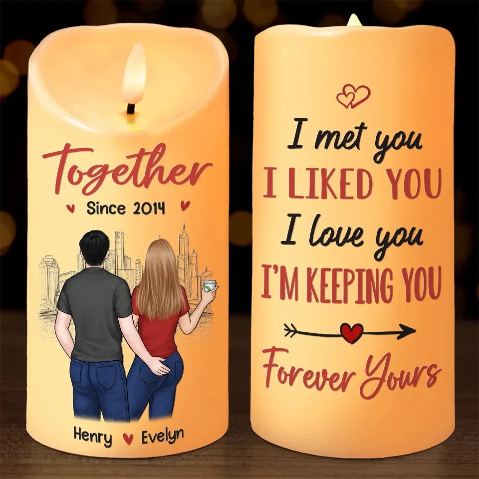 I’d Choose You, In A Hundred Lifetimes - Couple Personalized Custom LED Candle - Christmas Gift For Husband Wife, Anniversary 1 I’d Choose You, In A Hundred Lifetimes - Couple Personalized Custom LED Candle - Christmas Gift For Husband Wife, Anniversary