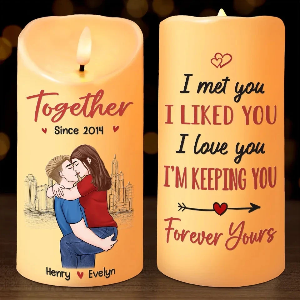I Love You, You Are My Heart - Couple Personalized Custom LED Candle - Christmas Gift For Husband Wife, Anniversary 1 I Love You, You Are My Heart - Couple Personalized Custom LED Candle - Christmas Gift For Husband Wife, Anniversary