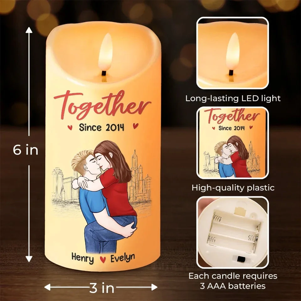 I Love You, You Are My Heart - Couple Personalized Custom LED Candle - Christmas Gift For Husband Wife, Anniversary 4 I Love You, You Are My Heart - Couple Personalized Custom LED Candle - Christmas Gift For Husband Wife, Anniversary - Image 4