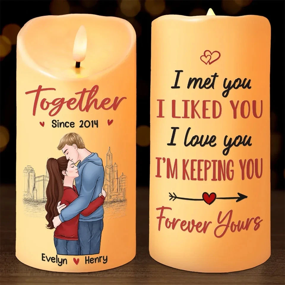 I Need You Because I Love You - Couple Personalized Custom LED Candle - Christmas Gift For Husband Wife, Anniversary 1 I Need You Because I Love You - Couple Personalized Custom LED Candle - Christmas Gift For Husband Wife, Anniversary