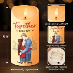I Need You Because I Love You - Couple Personalized Custom LED Candle - Christmas Gift For Husband Wife, Anniversary 7 I Need You Because I Love You - Couple Personalized Custom LED Candle - Christmas Gift For Husband Wife, Anniversary -Pawfect House Store 672afdbfc1372