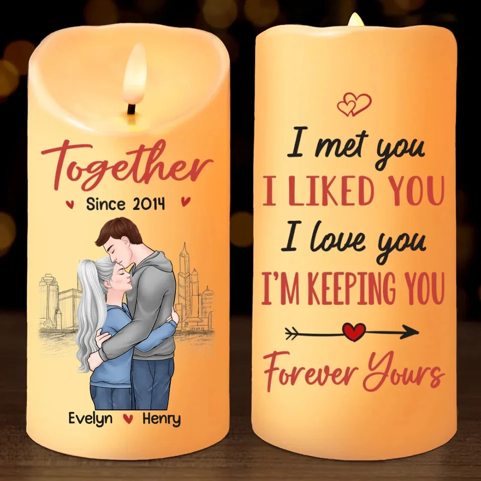 I Need You Because I Love You - Couple Personalized Custom LED Candle - Christmas Gift For Husband Wife, Anniversary 2 I Need You Because I Love You - Couple Personalized Custom LED Candle - Christmas Gift For Husband Wife, Anniversary - Image 2
