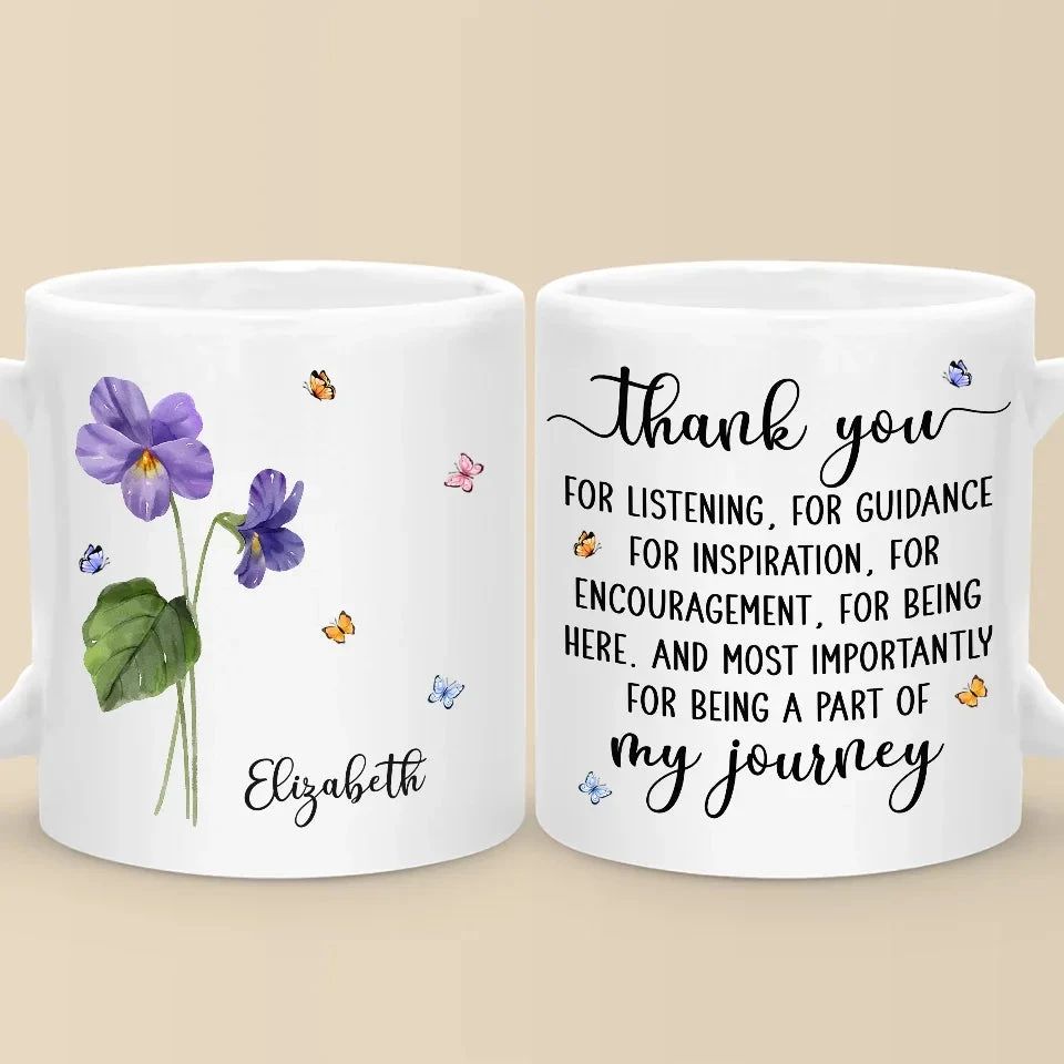Thank You From The Bottom Of My Heart - Bestie Personalized Custom Mug - Christmas Gift For Best Friends, BFF, Sisters 1 Thank You From The Bottom Of My Heart - Bestie Personalized Custom Mug - Christmas Gift For Best Friends, BFF, Sisters