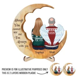 Not A Day Goes By That You're Not Missed - Memorial Personalized Custom 2-Layered Wooden Plaque With Stand - Sympathy Gift, Christmas Gift For Family Members 7 Not A Day Goes By That You're Not Missed - Memorial Personalized Custom 2-Layered Wooden Plaque With Stand - Sympathy Gift, Christmas Gift For Family Members -Pawfect House Store 672b5a22d7bba