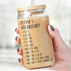 Good Coworkers Are The Real Office Perks - Coworker Personalized Custom Glass Cup, Iced Coffee Cup - Christmas Gift For Coworkers, Work Friends, Colleagues
