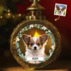 Custom Photo You Are Not Forgotten, You Will Live In My Heart Forever - Memorial Personalized Custom Candlelight Lantern Ornament - Sympathy Gift, Christmas Gift For Pet Owners, Pet Lovers