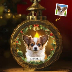 Custom Photo You Make The Holidays Warm And Bright - Dog & Cat Personalized Custom Candlelight Lantern Ornament - Christmas Gift For Pet Owners, Pet Lovers