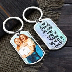 Custom Photo I Never Feel That We're Apart - Bestie Personalized Custom Keychain - Gift For Best Friends, BFF, Sisters 9 Custom Photo I Never Feel That We're Apart - Bestie Personalized Custom Keychain - Gift For Best Friends, BFF, Sisters -Pawfect House Store 672c6893bf684