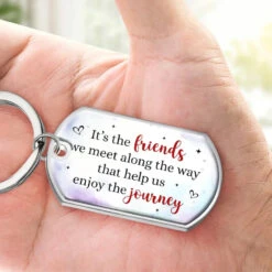 The Language Of Friendship Is Not Words But Meanings - Bestie Personalized Custom Keychain - Gift For Best Friends, BFF, Sisters 7 The Language Of Friendship Is Not Words But Meanings - Bestie Personalized Custom Keychain - Gift For Best Friends, BFF, Sisters -Pawfect House Store 672c9f758fa45