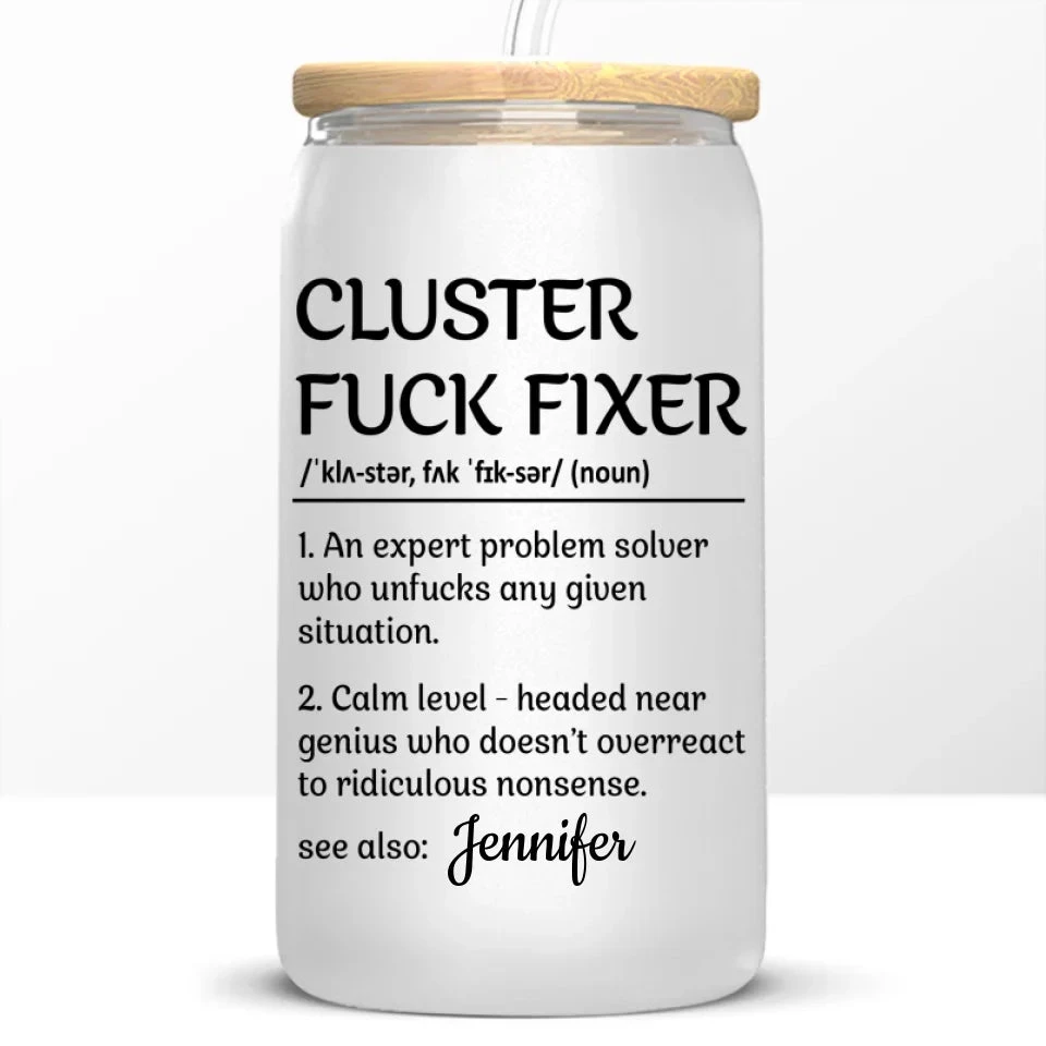 Happiness Is Having Great Coworkers - Coworker Personalized Custom Glass Cup, Iced Coffee Cup - Christmas Gift For Coworkers, Work Friends, Colleagues 6 Happiness Is Having Great Coworkers - Coworker Personalized Custom Glass Cup, Iced Coffee Cup - Christmas Gift For Coworkers, Work Friends, Colleagues - Image 6