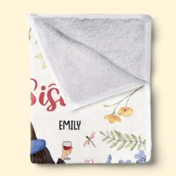 Life Is Better With True Friends - Bestie Personalized Custom Blanket - Gift For Best Friends, BFF, Sisters -Pawfect House Store 672de4b6b6804