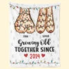 I Want To Spend The Rest Of My Life With You, Growing Old Together - Couple Personalized Custom 3D Inflated Effect Printed Blanket - Christmas Gift For Husband Wife, Anniversary