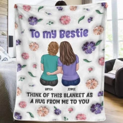 My Hug To You Is Like A Warm Blanket Of Friendship - Bestie Personalized Custom 3D Inflated Effect Printed Blanket - Gift For Best Friends, BFF, Sisters 9 My Hug To You Is Like A Warm Blanket Of Friendship - Bestie Personalized Custom 3D Inflated Effect Printed Blanket - Gift For Best Friends, BFF, Sisters -Pawfect House Store 6731d648478f6