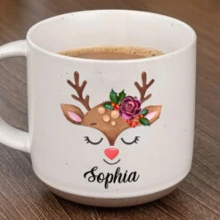 Love The Giver More Than The Gift - Family Personalized Custom Printed Pottery Mug - Christmas Gift For Family Members