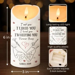 I Promise To Hold You Close, Now And Forever - Couple Personalized Custom 3D Inflated Effect Printed LED Candle - Christmas Gift For Husband Wife, Anniversary 7 I Promise To Hold You Close, Now And Forever - Couple Personalized Custom 3D Inflated Effect Printed LED Candle - Christmas Gift For Husband Wife, Anniversary -Pawfect House Store 6736aafac2428