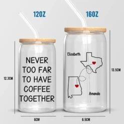 Let It Snow - Bestie Personalized Custom Glass Cup, Iced Coffee Cup - Christmas Gift For Best Friends, BFF, Sisters 10 Let It Snow - Bestie Personalized Custom Glass Cup, Iced Coffee Cup - Christmas Gift For Best Friends, BFF, Sisters -Pawfect House Store 673728db4cac4