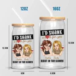 Laughing With You Is My Favorite Thing - Bestie Personalized Custom Glass Cup, Iced Coffee Cup - Christmas Gift For Best Friends, BFF, Sisters 10 Laughing With You Is My Favorite Thing - Bestie Personalized Custom Glass Cup, Iced Coffee Cup - Christmas Gift For Best Friends, BFF, Sisters -Pawfect House Store 673aab10e7ff5